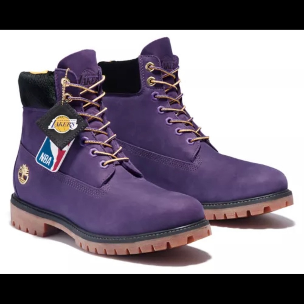 Limited Edition NWT Lakers Timberland Men Boot 9.5